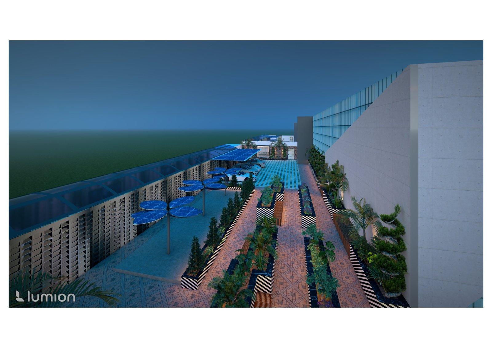 Luxury Outdoor Landscape Design with Vertical Gardens